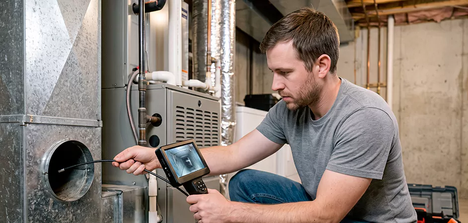 Air Duct Camera Inspection in Hagerstown, MD
