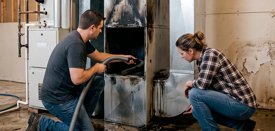 Fire and Flood Duct Restoration in Hagerstown, MD