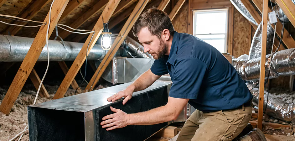 Acoustic Duct Liner Installation in Hagerstown
