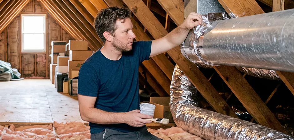 Duct Board Leak Repair in Hagerstown