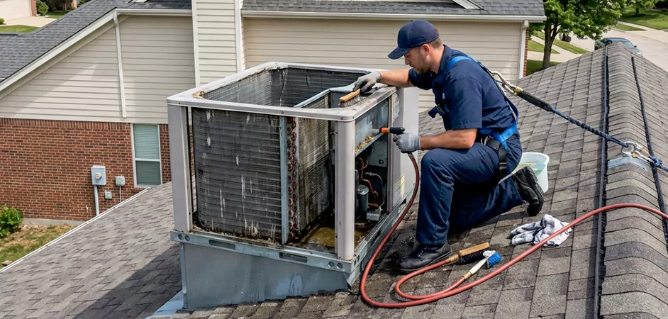 Rooftop Unit Cleaning in Hagerstown