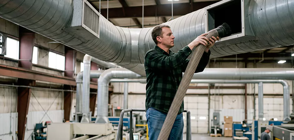 Post-Construction Duct Cleaning in Hagerstown
