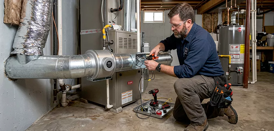 Booster Fan Installation in Hagerstown
