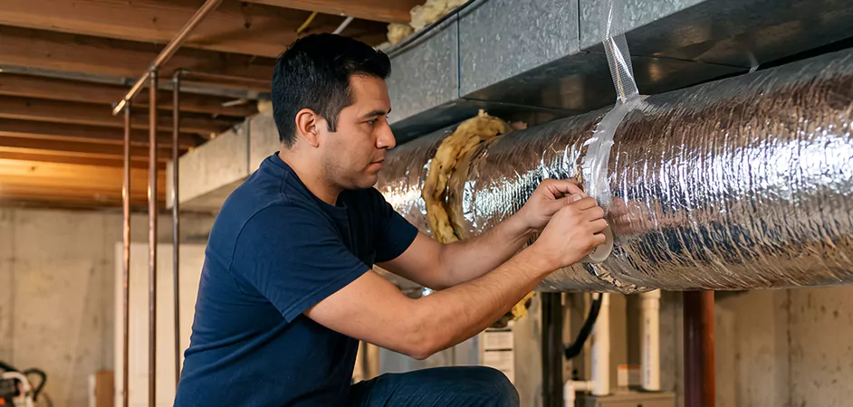 Duct Insulation Upgrade in Hagerstown