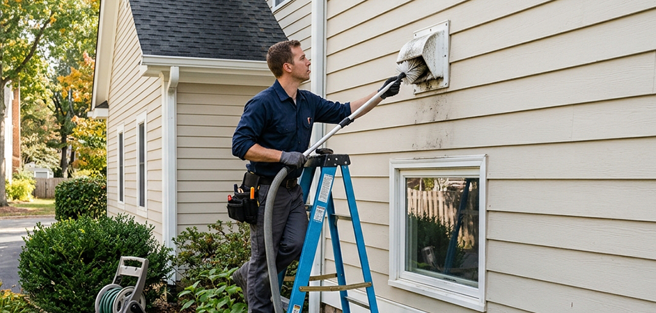 Exterior Vent Cap Cleaning in Hagerstown